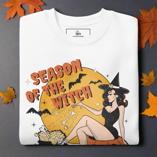 Season of the Witch | Soft-Wash Sweatshirt Soft-Wash Sweatshirt Syntax & Alchemy White S 