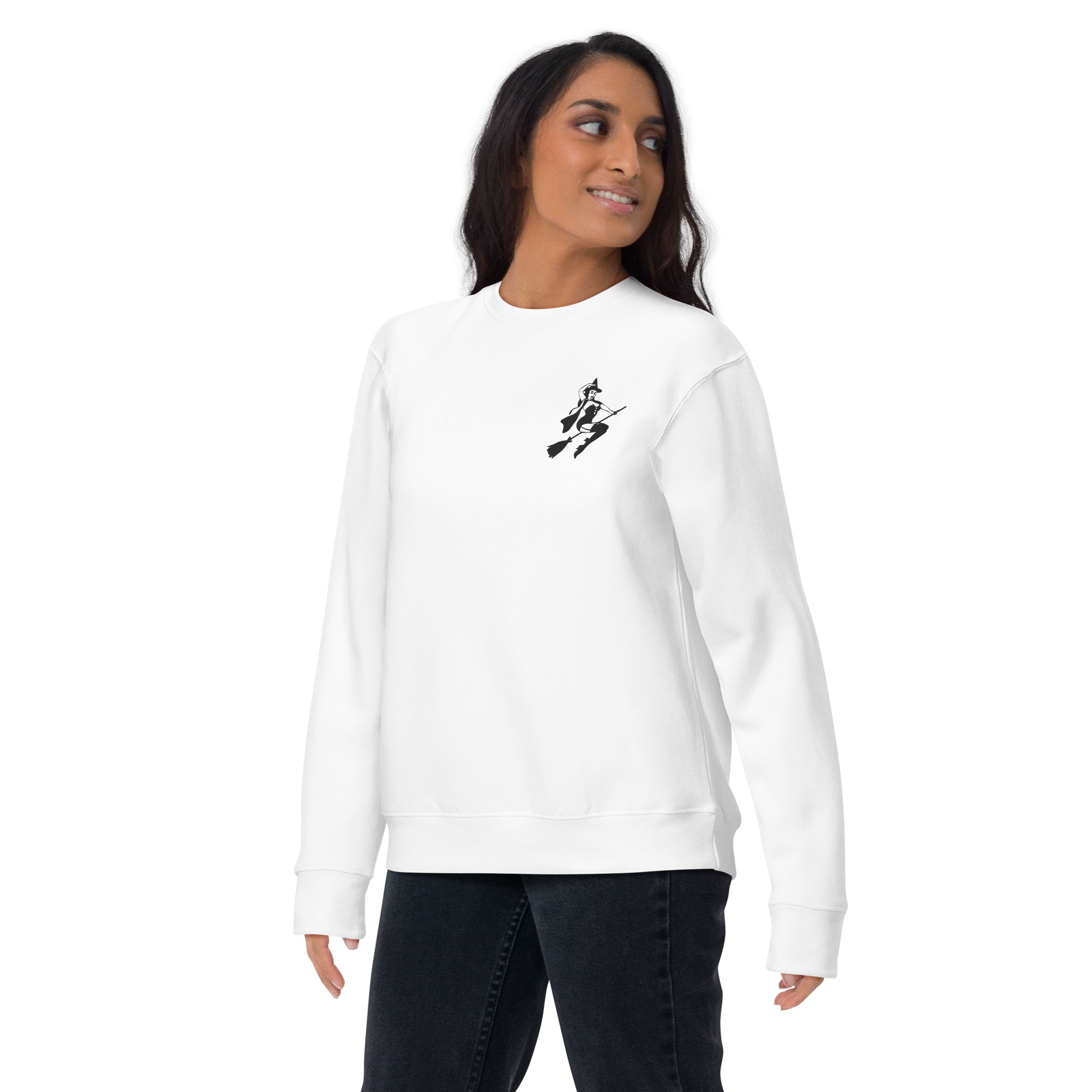 Broom Witch | Soft-Wash Sweatshirt | Embroidered Soft-Wash Sweatshirt Syntax & Alchemy   