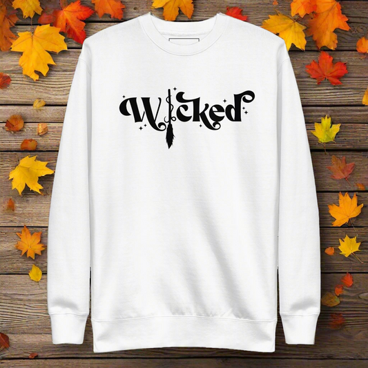 Wicked | Soft-Wash Sweatshirt | Black Lettering Soft-Wash Sweatshirt Syntax & Alchemy   