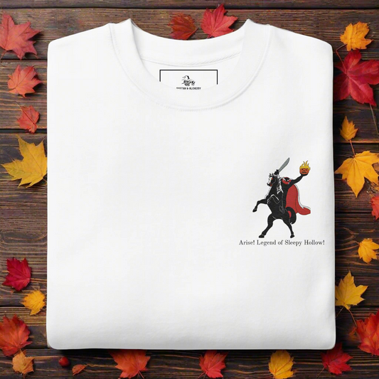 Legend of Sleepy Hollow | Soft-Wash Sweatshirt | Embroidered | Black Variant | Pumpkins Soft-Wash Sweatshirt Syntax & Alchemy White S 