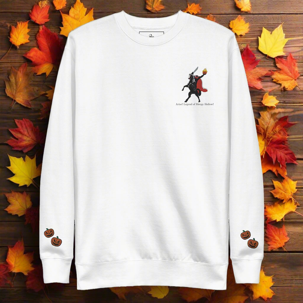 Legend of Sleepy Hollow | Soft-Wash Sweatshirt | Embroidered | Black Variant | Pumpkins Soft-Wash Sweatshirt Syntax & Alchemy   