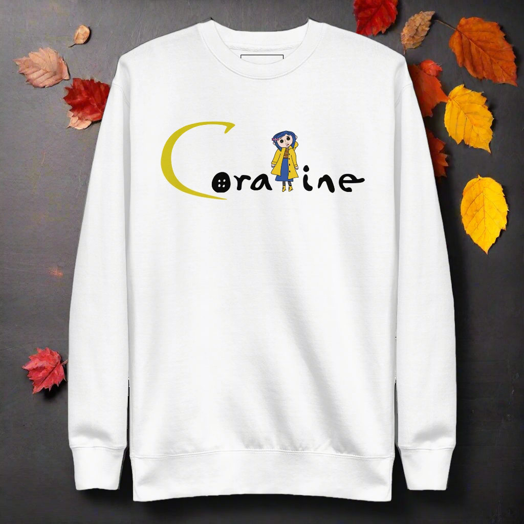 Coraline Button Eyes | Soft-Wash Sweatshirt Soft-Wash Sweatshirt Syntax & Alchemy   