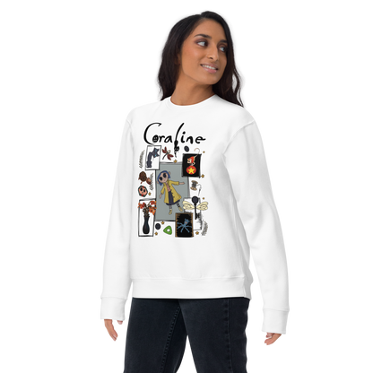 Coraline Collage | Soft-Wash Sweatshirt Soft-Wash Sweatshirt Syntax & Alchemy   