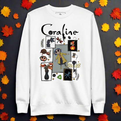 Coraline Collage | Soft-Wash Sweatshirt Soft-Wash Sweatshirt Syntax & Alchemy   