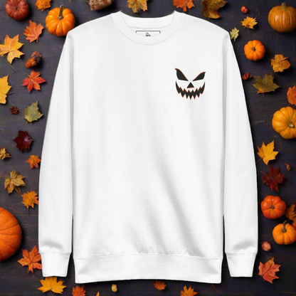 Smiling Jack O Lantern | Soft-Wash Sweatshirt | Embroidered Soft-Wash Sweatshirt Syntax & Alchemy   