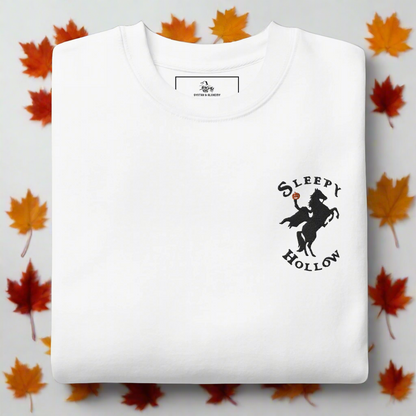 Sleepy Hollow Horseman | Soft-Wash Sweatshirt | Embroidered | Black Variant Soft-Wash Sweatshirt Syntax & Alchemy White S 