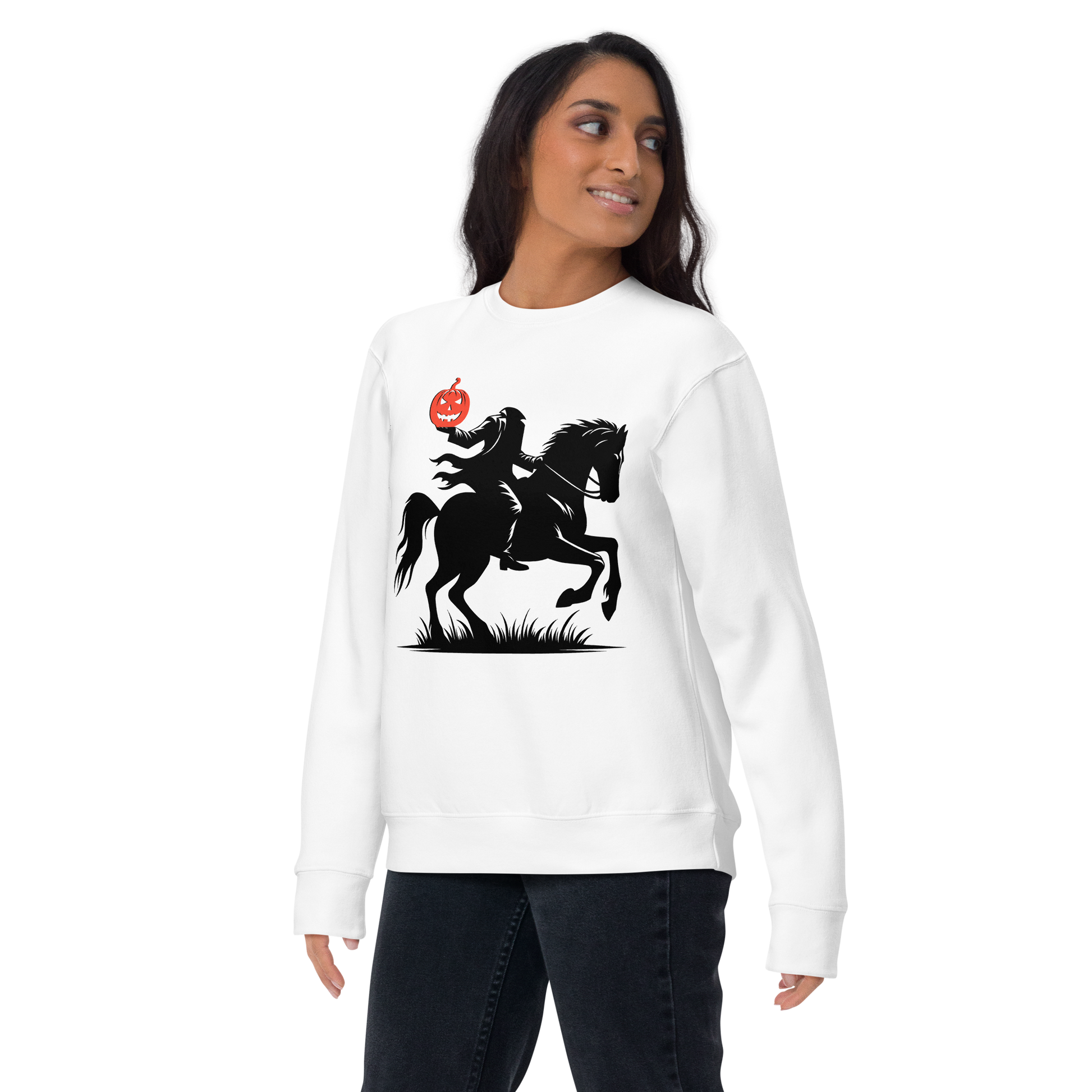 Headless Horseman Pumpkin Head | Soft-Wash Sweatshirt Soft-Wash Sweatshirt Syntax & Alchemy   