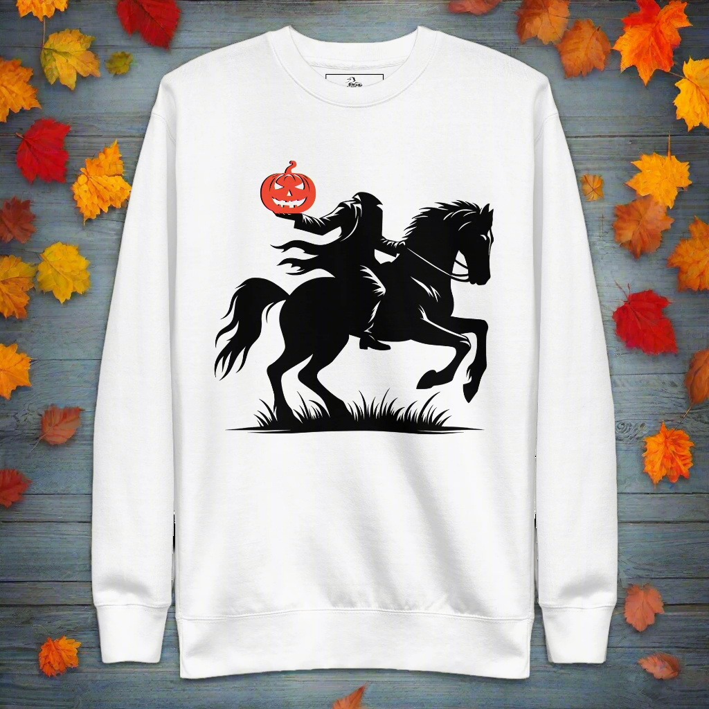 Headless Horseman Pumpkin Head | Soft-Wash Sweatshirt Soft-Wash Sweatshirt Syntax & Alchemy   