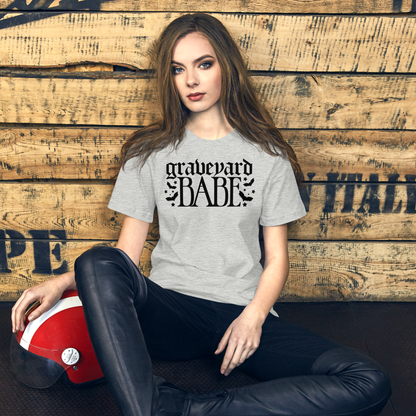 Graveyard Babe | Airlume Cotton T-Shirt Women's T-Shirt Syntax & Alchemy   