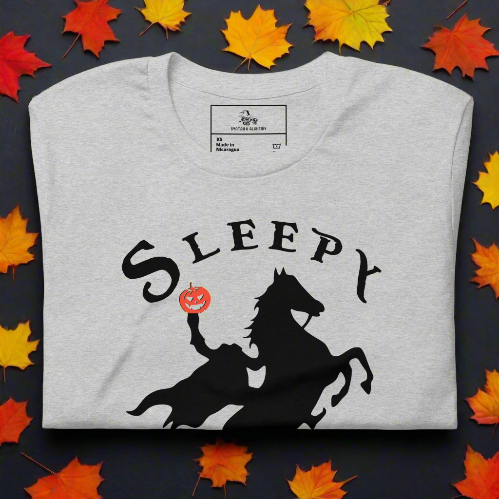 Sleepy Hollow Horseman | Airlume Cotton T-Shirt Women's T-Shirt Syntax & Alchemy Athletic Heather XS 