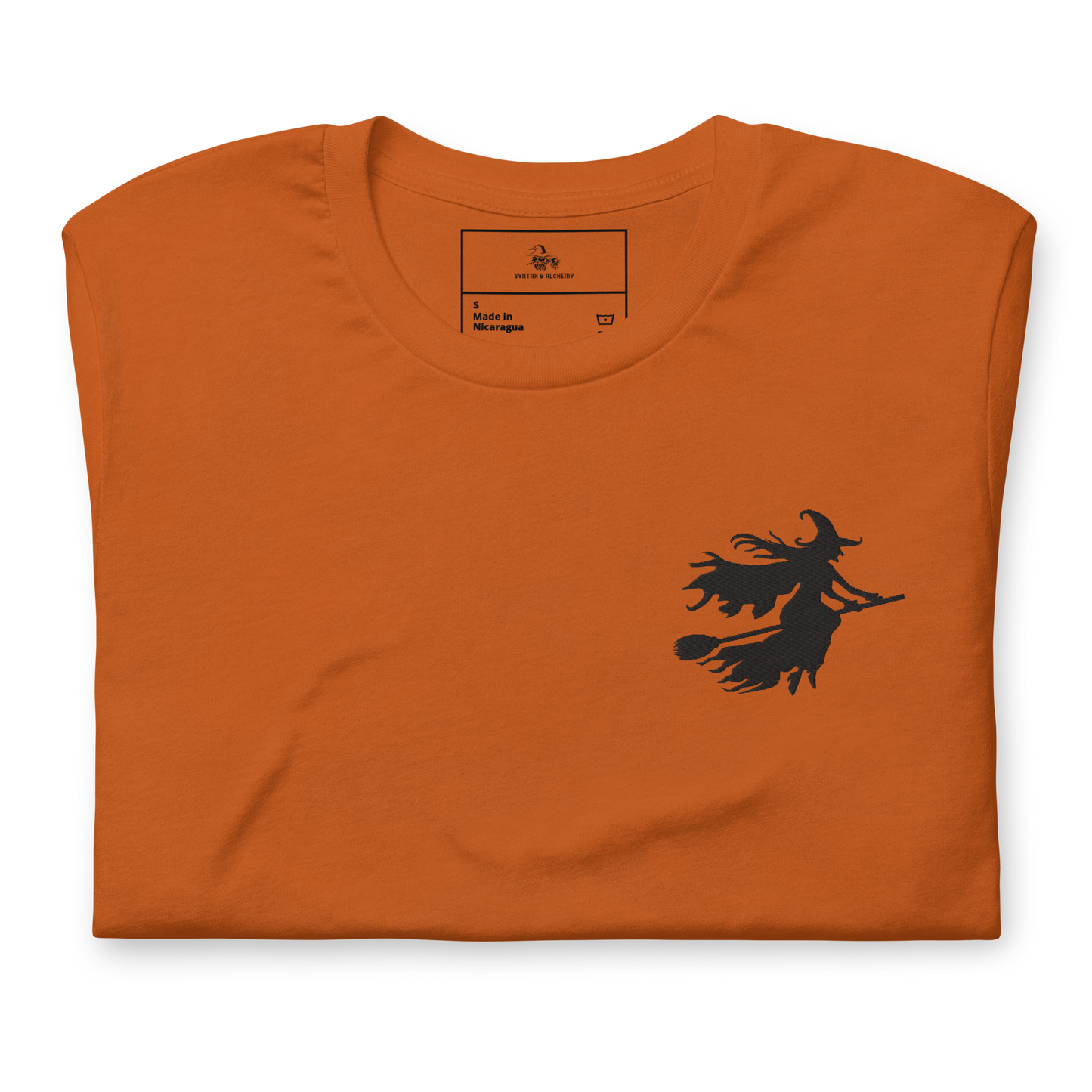 Ride the Wind | Airlume Cotton T-Shirt | Embroidered Women's T-Shirt Syntax & Alchemy Autumn S 