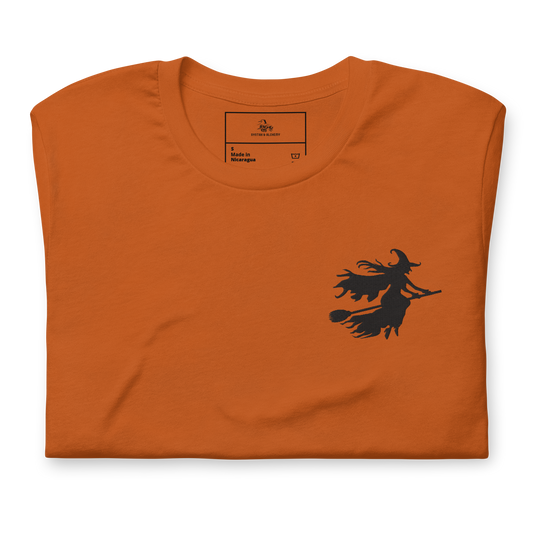 Ride the Wind | Airlume Cotton T-Shirt | Embroidered Women's T-Shirt Syntax & Alchemy Autumn S 