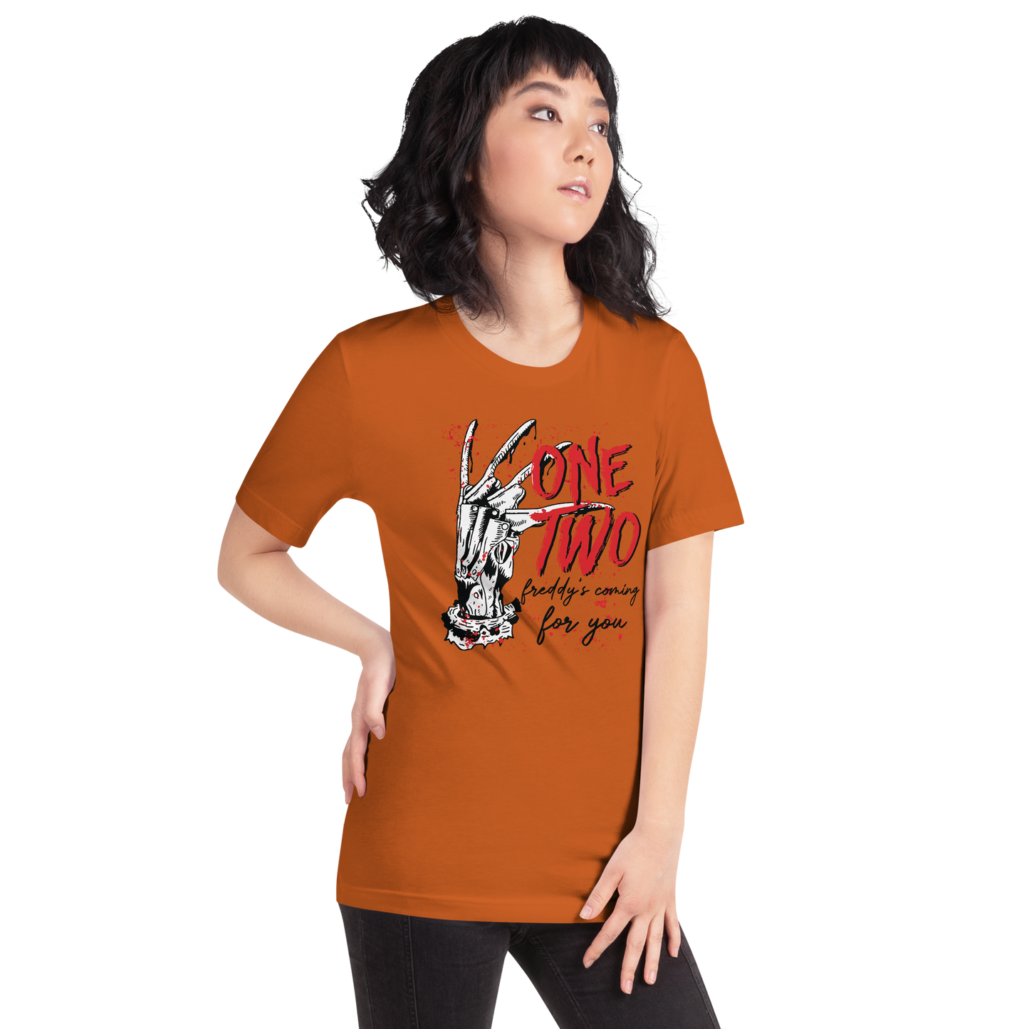 Nightmare On Elm Street | Airlume Cotton T-Shirt Women's T-Shirt Syntax & Alchemy   