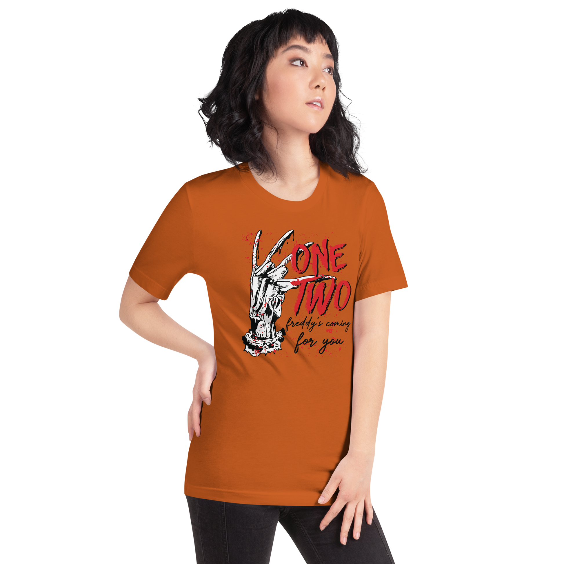 Nightmare On Elm Street | Airlume Cotton T-Shirt Women's T-Shirt Syntax & Alchemy   