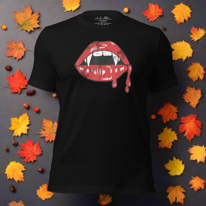 Vampire Kiss | Airlume Cotton T-Shirt Women's T-Shirt Syntax & Alchemy   