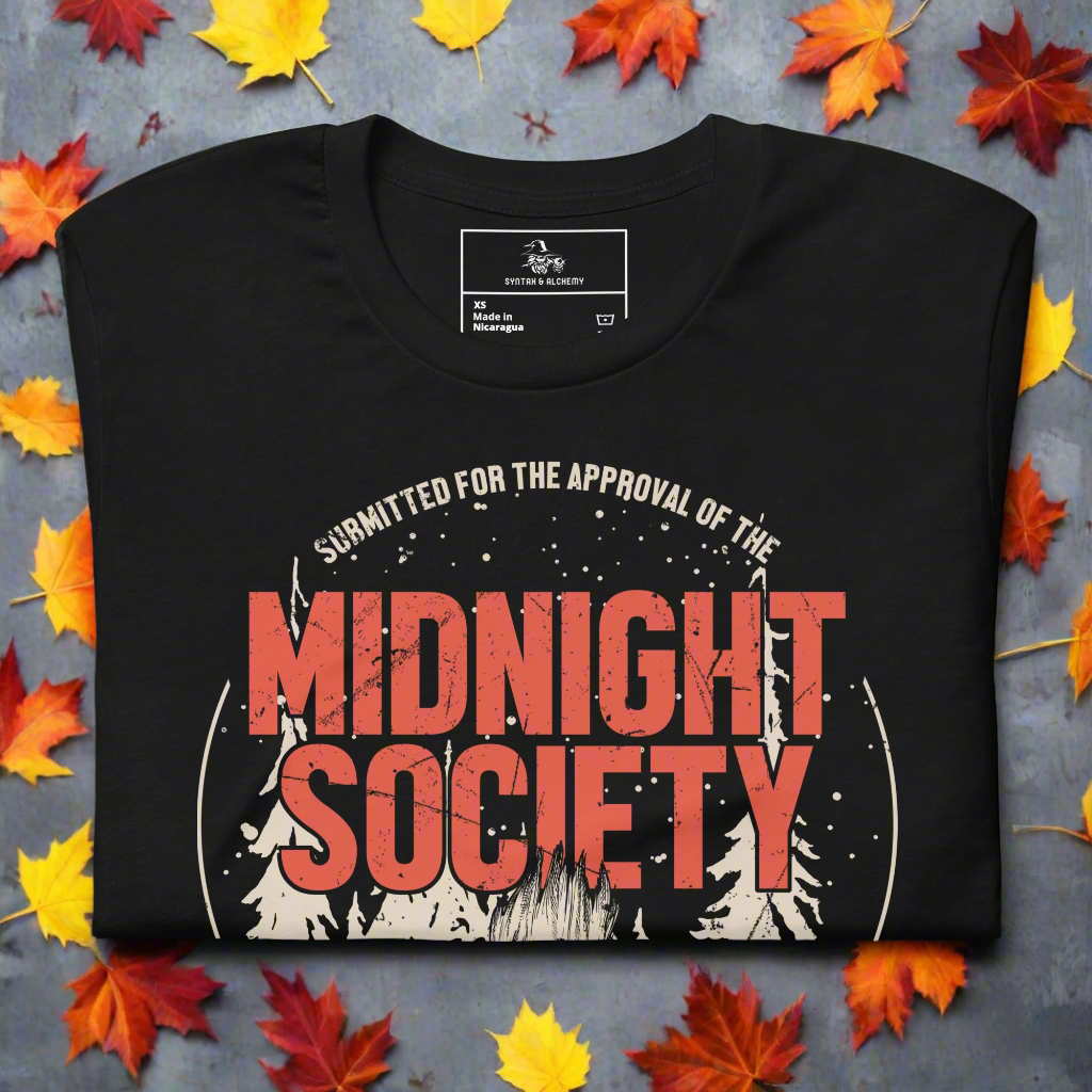 Midnight Society | Airlume Cotton T-Shirt Women's T-Shirt Syntax & Alchemy Black XS 