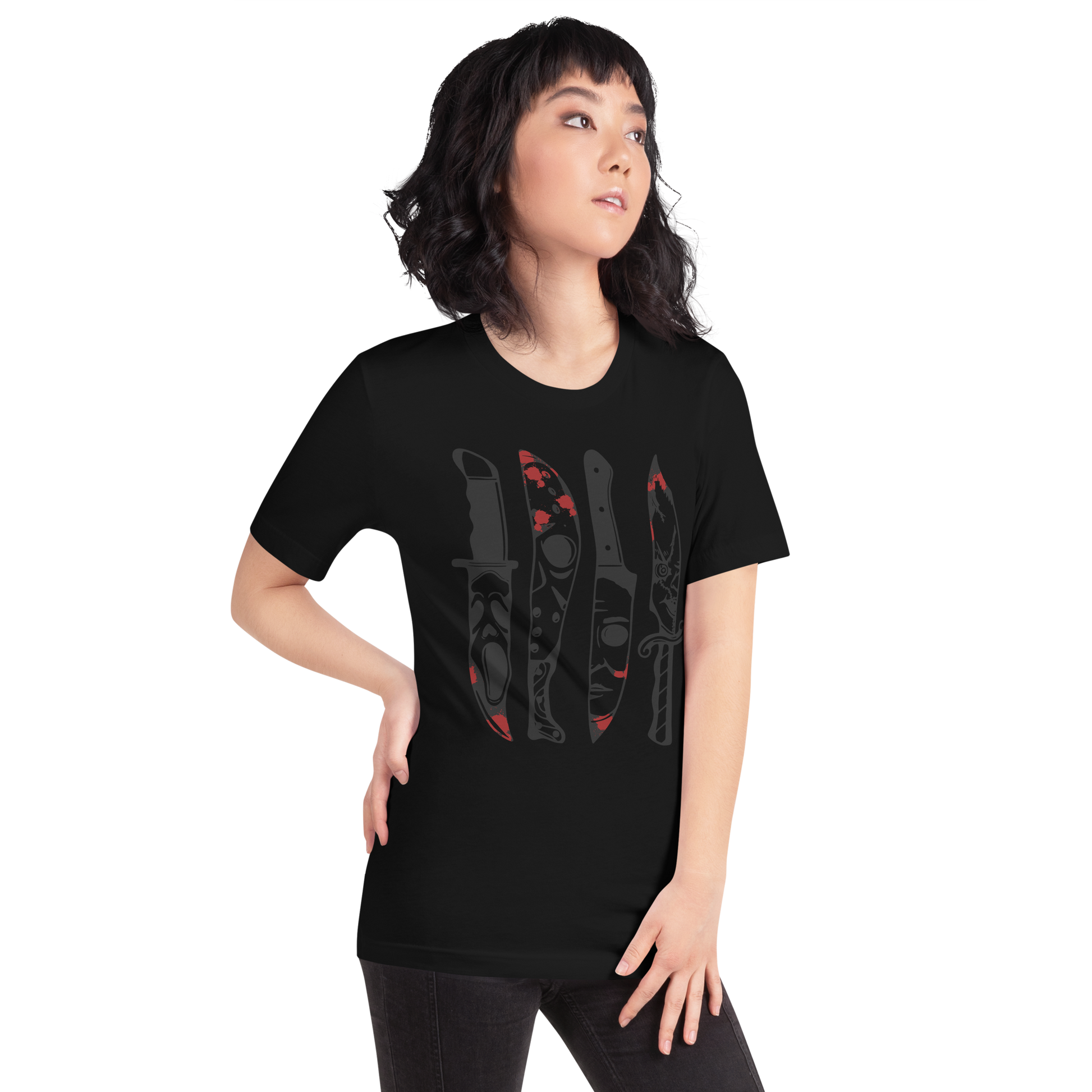 Slashers | Airlume Cotton T-Shirt Women's T-Shirt Syntax & Alchemy   