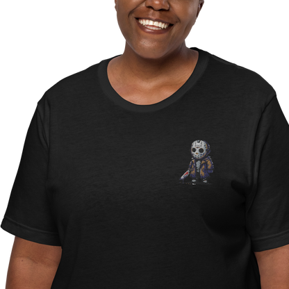 Jason Voorhees | Airlume Cotton T-Shirt | Embroidered Women's T-Shirt Syntax & Alchemy   