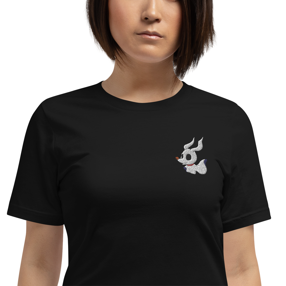 Zero | Airlume Cotton T-Shirt | Embroidered Women's T-Shirt Syntax & Alchemy   