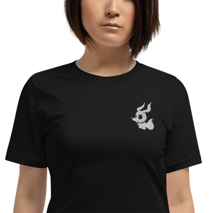 Zero | Airlume Cotton T-Shirt | Embroidered Women's T-Shirt Syntax & Alchemy   