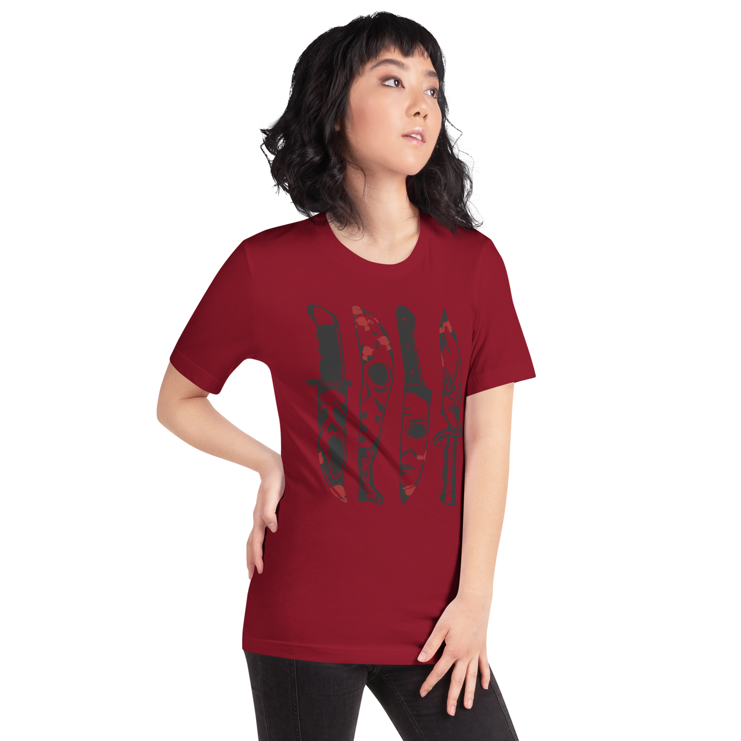 Slashers | Airlume Cotton T-Shirt Women's T-Shirt Syntax & Alchemy   