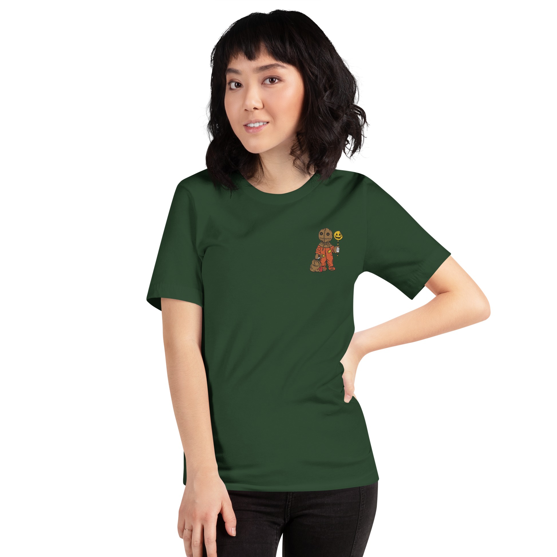 Samhain | Airlume Cotton T-Shirt | Embroidered Women's T-Shirt Syntax & Alchemy   