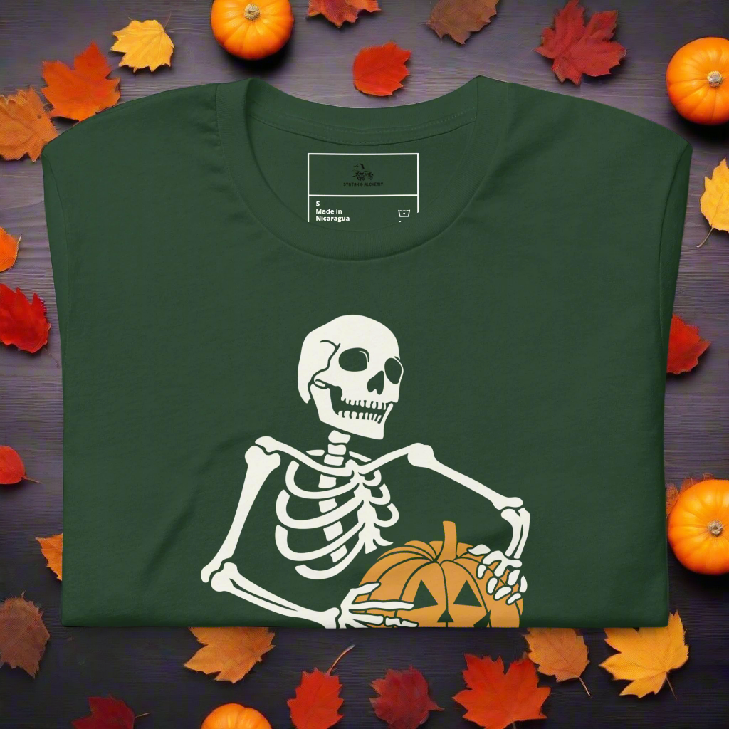 Spooky Season | Airlume Cotton T-Shirt Women's T-Shirt Syntax & Alchemy Forest S 