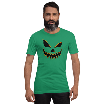 Smiling Jack O Lantern | Airlume Cotton T-Shirt Women's T-Shirt Syntax & Alchemy   