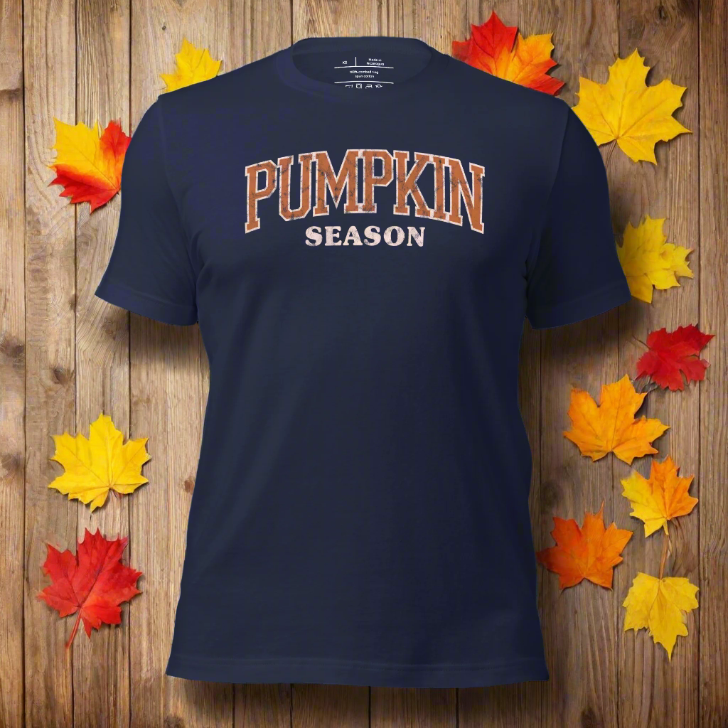 Pumpkin Season | Airlume Cotton T-Shirt Women's T-Shirt Syntax & Alchemy   