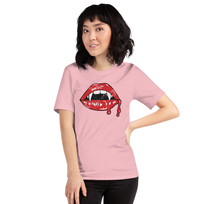 Vampire Kiss | Airlume Cotton T-Shirt Women's T-Shirt Syntax & Alchemy   