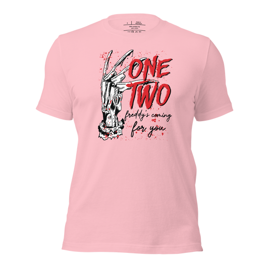 Nightmare On Elm Street | Airlume Cotton T-Shirt Soft-Wash Sweatshirt Syntax & Alchemy Pink S 