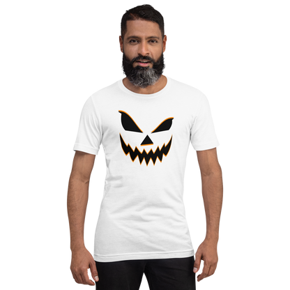 Smiling Jack O Lantern | Airlume Cotton T-Shirt Women's T-Shirt Syntax & Alchemy   