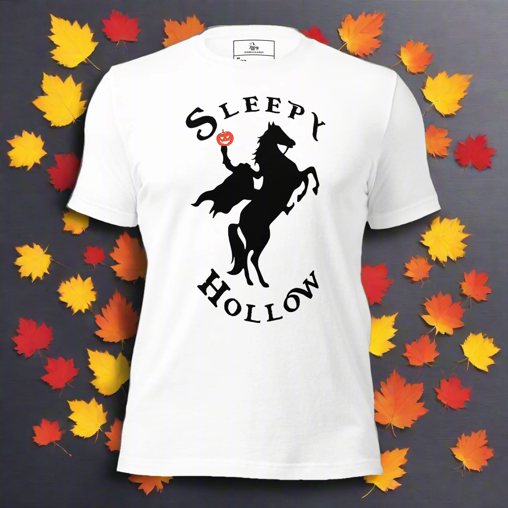 Sleepy Hollow Horseman | Airlume Cotton T-Shirt Women's T-Shirt Syntax & Alchemy   