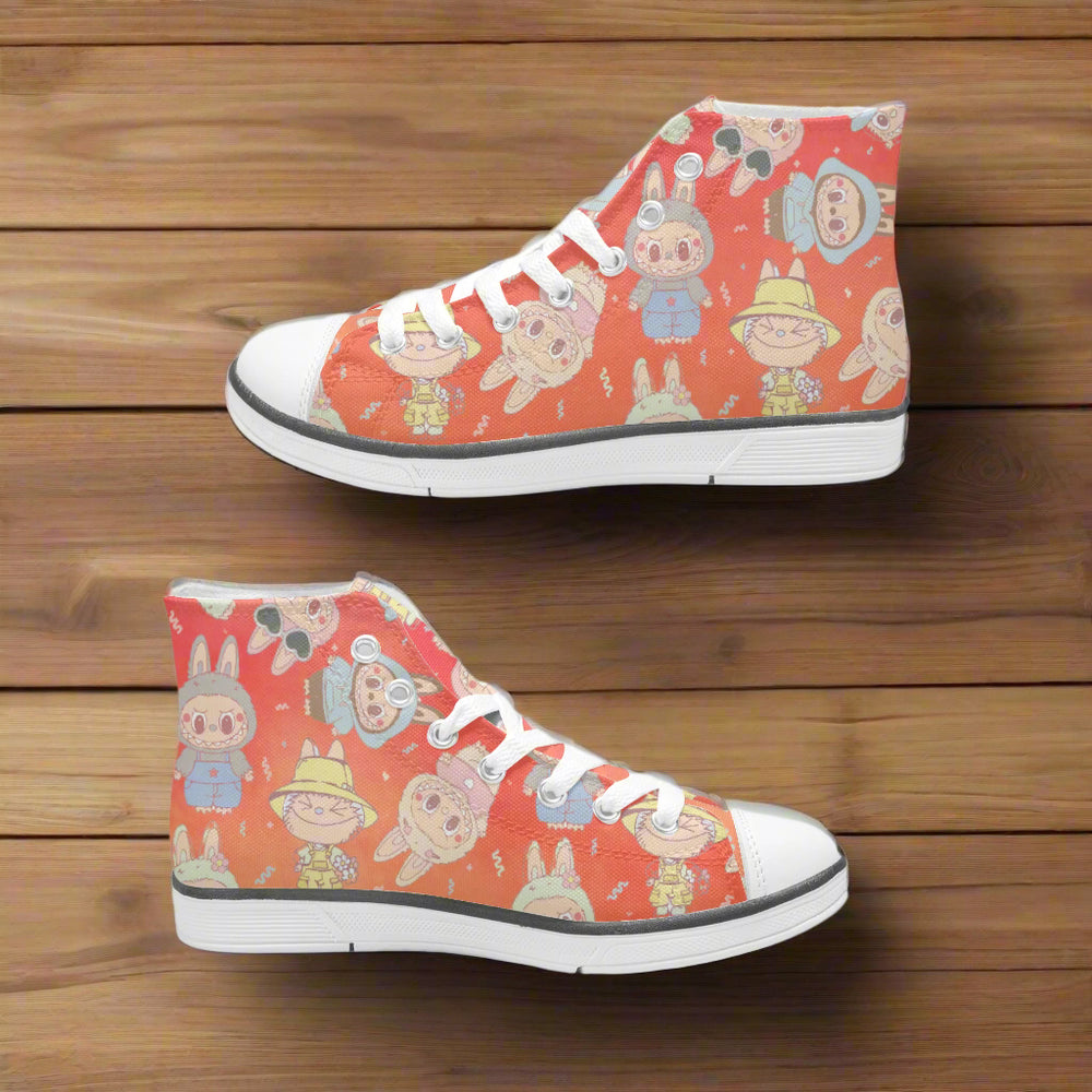 Labubu Monsters | Kids & Youth High Top Sneakers | Summer Variant - Syntax & Alchemy