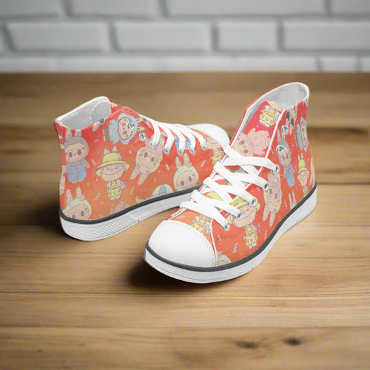 Labubu Monsters | Kids & Youth High Top Sneakers | Summer Variant - Syntax & Alchemy