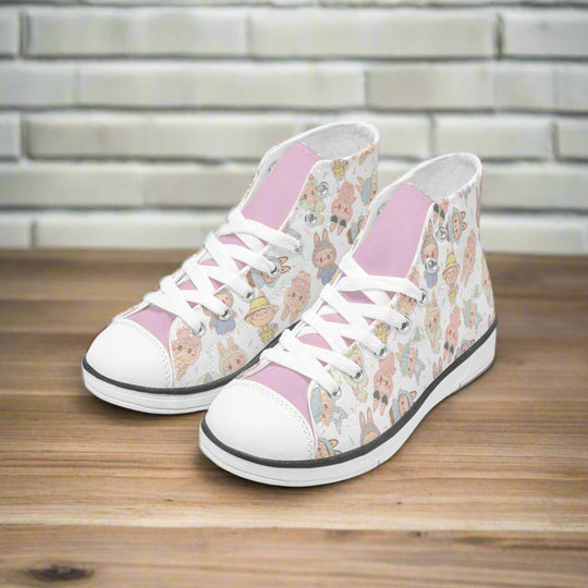 Labubu Monsters | Kids & Youth High Top Sneakers - Syntax & Alchemy