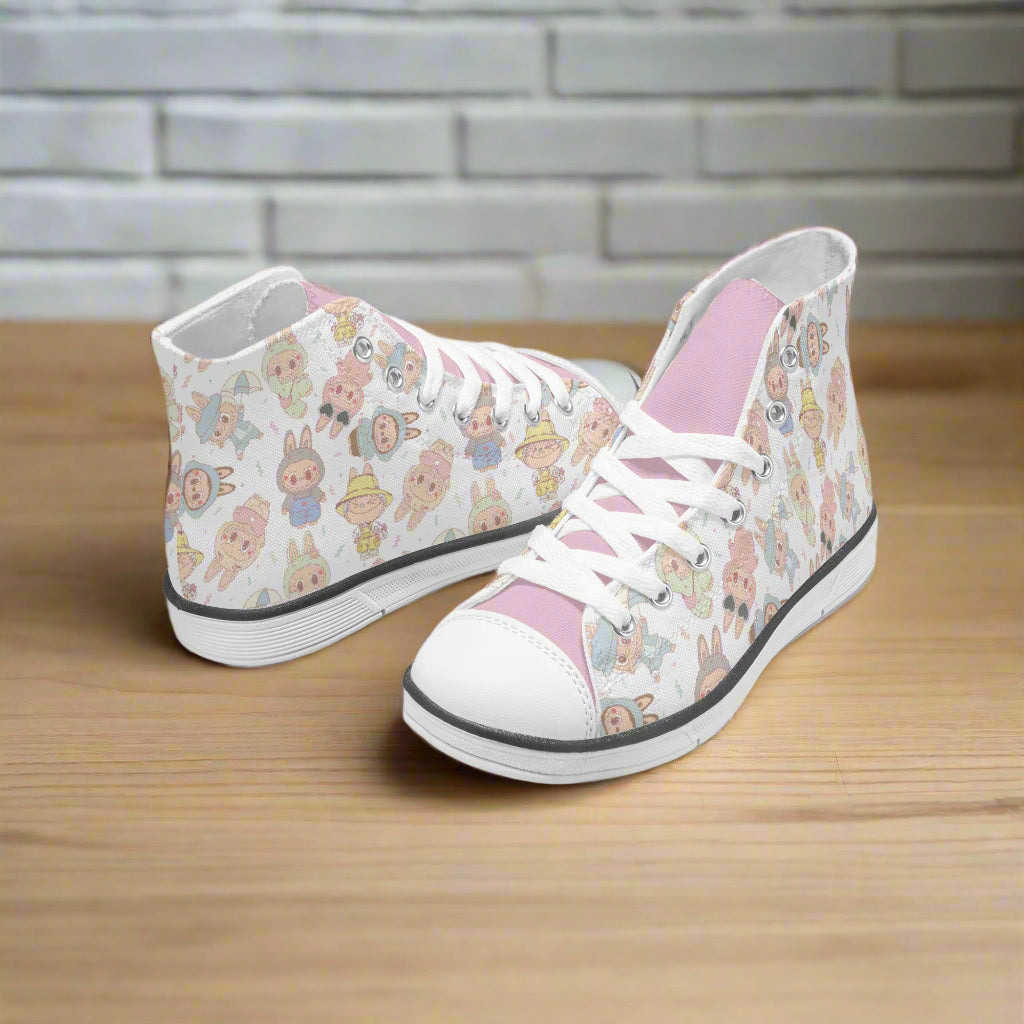 Labubu Monsters | Kids & Youth High Top Sneakers - Syntax & Alchemy