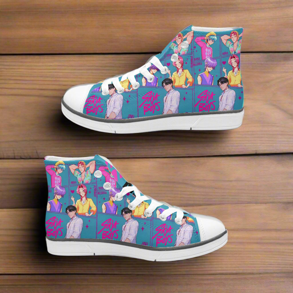 Saja Boys | Kids & Youth High Top Sneakers - Syntax & Alchemy