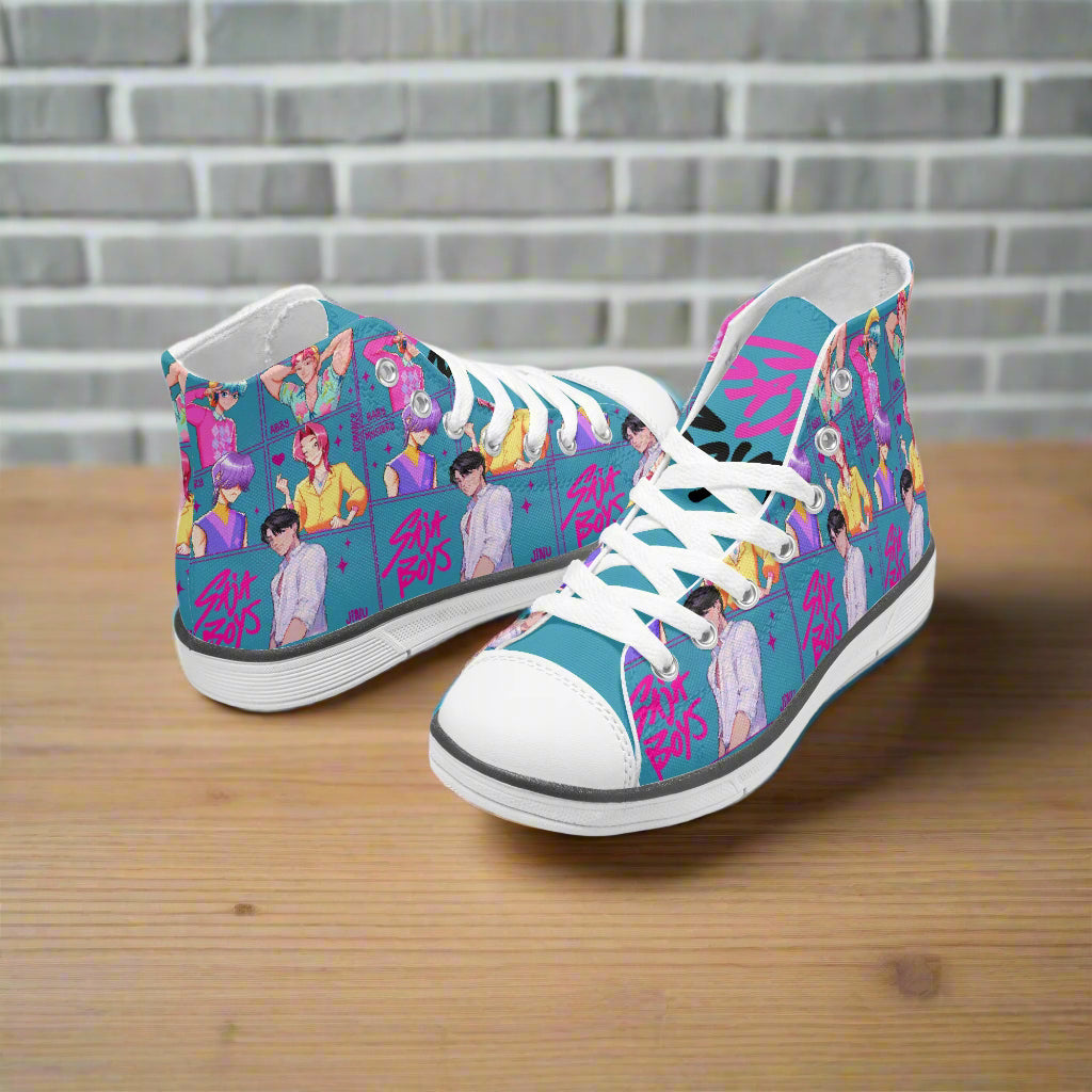 Saja Boys | Kids & Youth High Top Sneakers - Syntax & Alchemy