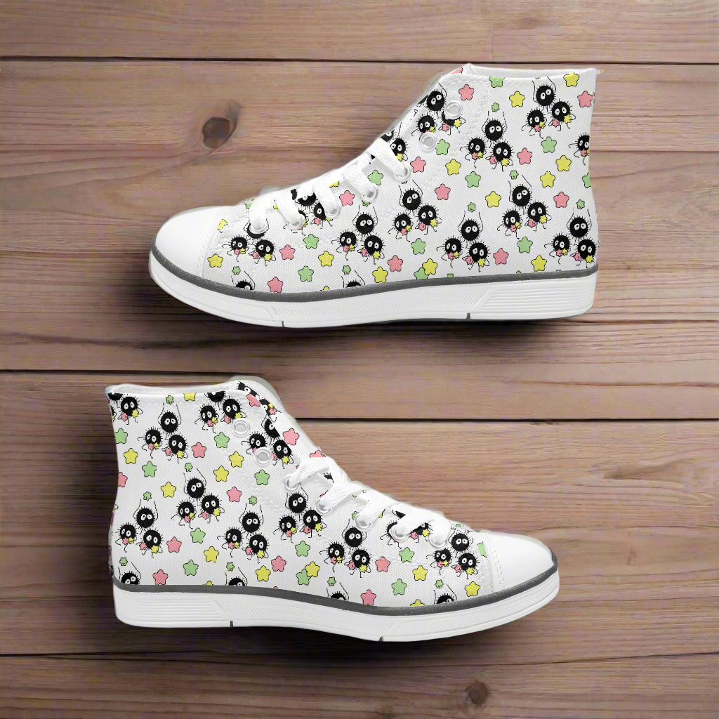 Soot Sprites | Kids & Youth High Top Sneakers - Syntax & Alchemy