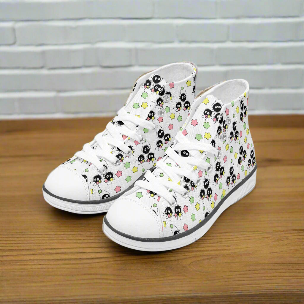 Soot Sprites | Kids & Youth High Top Sneakers - Syntax & Alchemy