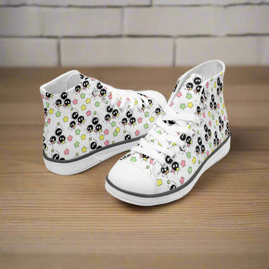 Soot Sprites | Kids & Youth High Top Sneakers - Syntax & Alchemy