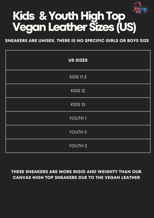 K-Pop Demon Hunters - Blue Variant | Kids & Youth High Top Sneakers