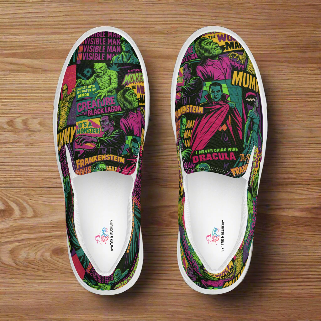Universal Monsters | Women & Girls Slip On Shoes - Syntax & Alchemy