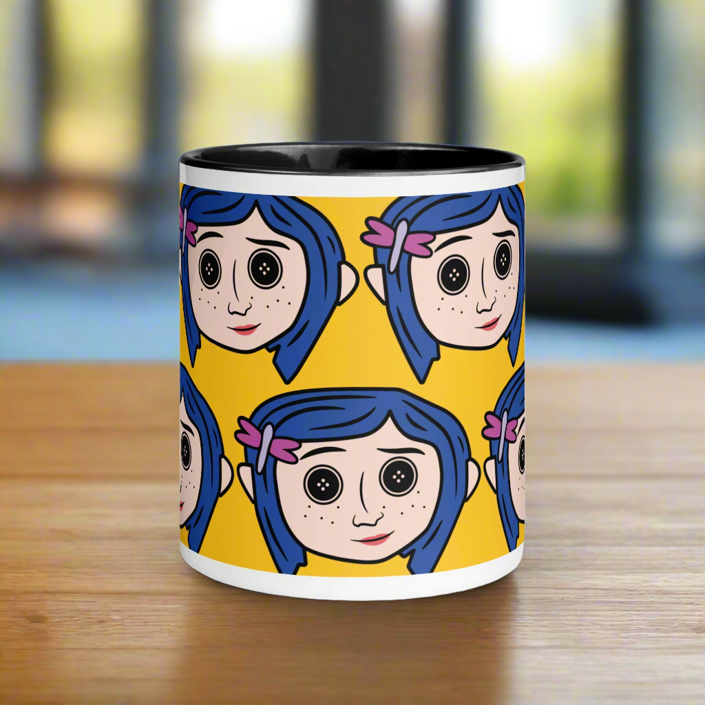 Coraline Button Eyes | Ceramic Mug Ceramic Mugs Syntax & Alchemy   