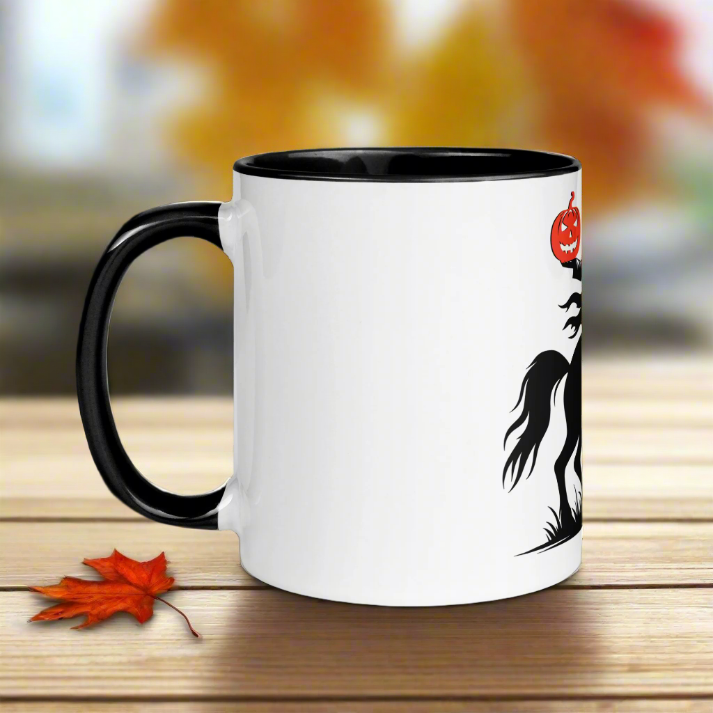 Headless Horseman Pumpkin Head | Ceramic Mug Ceramic Mugs Syntax & Alchemy   