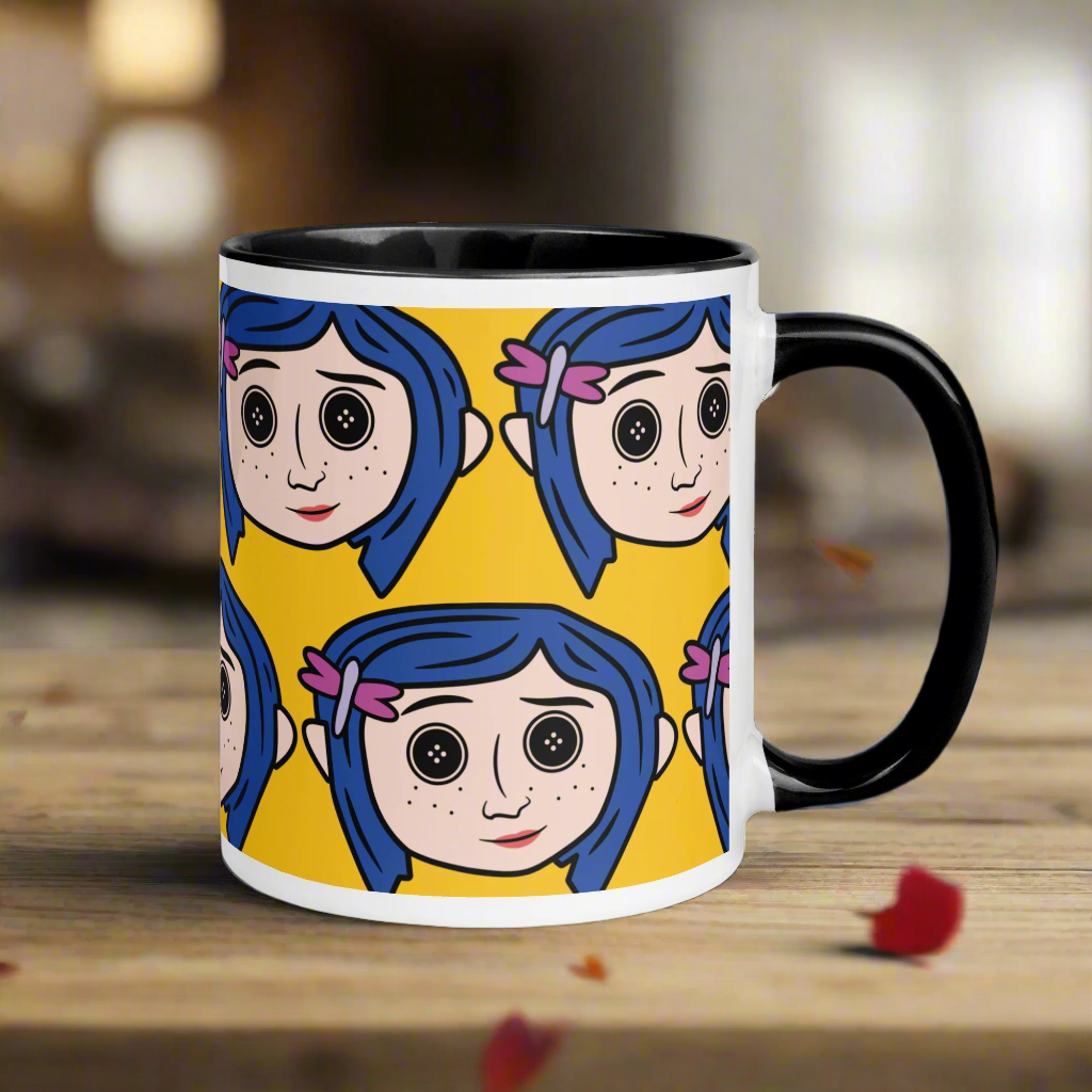 Coraline Button Eyes | Ceramic Mug Ceramic Mugs Syntax & Alchemy   