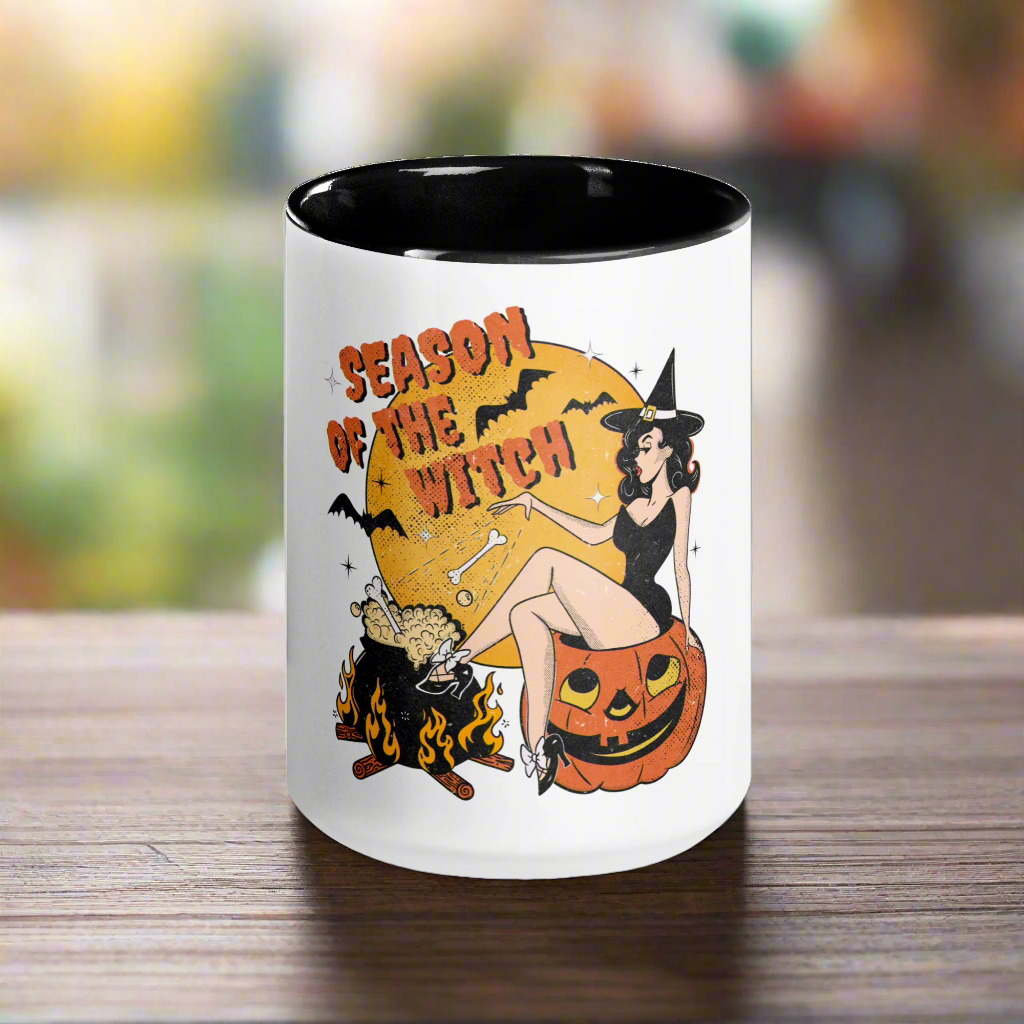 Season of the Witch | Ceramic Mug Ceramic Mugs Syntax & Alchemy Black 11 oz 