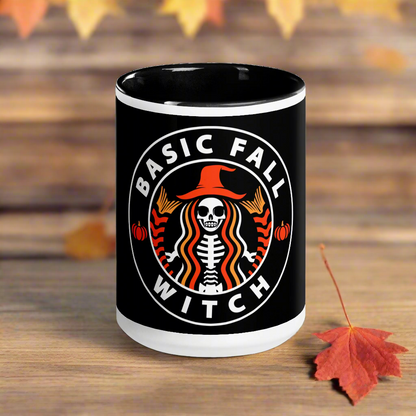 Basic Fall Witch | Ceramic Mug Ceramic Mugs Syntax & Alchemy Black 11 oz 