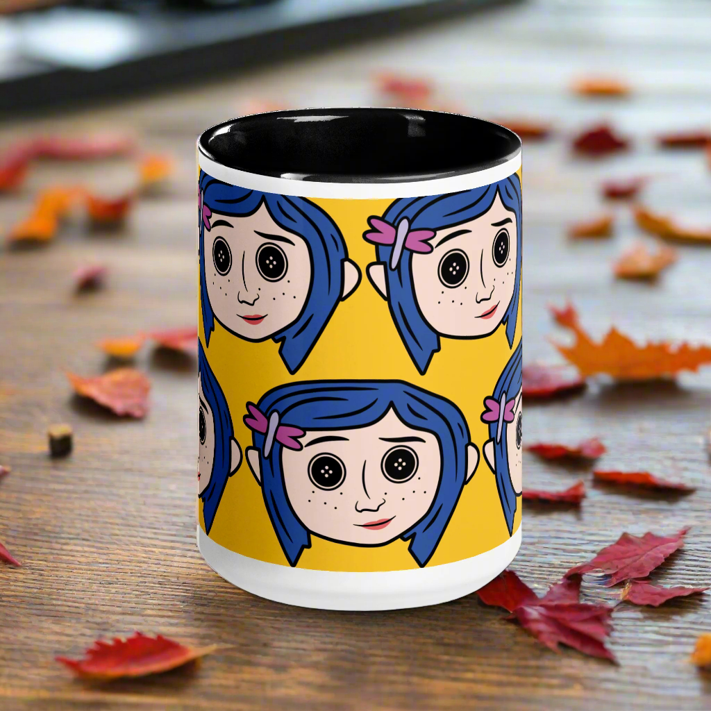 Coraline Button Eyes | Ceramic Mug Ceramic Mugs Syntax & Alchemy   